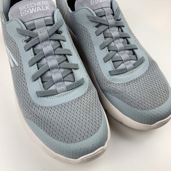 Skechers Hands Free Slip Ins Go Walk Flex Grand Entry Sneakers Grey Men's 10 - Picture 4 of 12